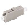 FO connector, LC socket to LC socket, OM1/OM2, multimode, ceramic, beige, BS07-60004
