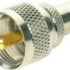 Adapter - przejściówka UHF wtyk / BNC gniazdo