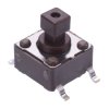 PHAP5-30VA2K2S2N4 7.3mm Height Square 6mm x 6mm Surface Mount Tactile Switch 160g Tape Packaging APEM