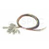 Pigtail światłowodowy FO MM SC/UPC 50/125 OM3 Semi Tight 0.9mm bezhalogenowy LSOH kolorowe 2m 12szt PFOT
