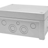 Obudowa ABS szerokość zew. 163 mm długość zew. 201 mm wys. zew. 98 mm Fibox IP65 Szary