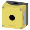 Obudowa kasety sterowniczej Siemens 1-otworowa Ø 22mm Żółty IP66, IP67, IP69 SIRIUS ACT