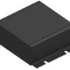 Aluminum tubular enclosure, (L x W x H) 105 x 100.3 x 44 mm, black, 10066462