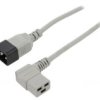 Kabel: 3X1,5Mm2, Iec C19 Żeński Kątowy,Iec C20 Męski, 1,8M Lt-549R+550...