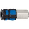 Quick-release coupling, L 62 mm, 35 bar, for hose, 107411