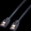 11.03.1552 Cable SATA 6 Gb/s socket > SATA socket, 50 cm, black, metal