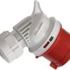 Wtyczka kątowa CEE 16 A, 400V,5-pin, czerwona