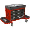 Sealey SCR18R Mechanic's Utility Seat & Toolbox - Red