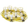 Faithfull Power Plus HL-03ES-22 Festoon Lights 10 ES Bulbs 110V 22m
