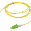 Pigtail SM 1J 9/125 (G.657.A1) wtyk LC/APC dł. 2 m LSOH ALANTEC