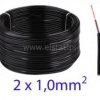 OMY kabel energetyczny 2x1mm 300V czarny