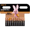 Alkali manganese-battery, 1.5 V, LR03, AAA, round cell, surface contact, PLUS-AAA CP10, package with 10 pieces