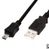 Kabel połączeniowy Digitus USB 2.0, typ A - mini B (5pin), wtyczka / wtyczka, dł. 3 m, USB 2.0, czarny