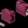 89710 FAKRA L jack 21 mm (short) for crimping