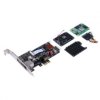BliKVM Plug-n-Play PCIe- Raspberry Pi CM4, KVM-over-IP, CM4102000 included, easy-to-use, 1920×1080@60Hz Video Output, OLED displ