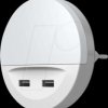 4058075266902 LUNETTA night light, 3 lm, with 2 x USB chargers