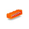 WAGO 231-535/001-000 MCS MIDI 5 Pole 12A 5.08mm Closed Horiz PCB Header Orange