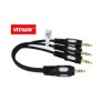 Rozgałęźnik wt.3,5/3wt.3,5mm kab z przewodem VITALCO JR185 ADAPTER
