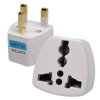 Adapter uniwersalny biały przejściówka UK/UK-EU -USA - z uziemieniem