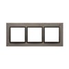 Simon 54 Nature Ramka potrójna beton - SZORSTKA PRZYJAŹŃ DRN3/97