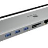 Stacja dokująca USB-C® ICY BOX IB-DK2106a-CPD, USB Type-C® 11 in 1 Notebook DockingStation mit 3 Videoausgabe