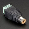 RCA (Composite Video, Audio) Female Jack Terminal Block
