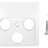 Berker/B.Kwadrat Element Centralny Gniazda Antenowego 2-,3- Wyjściowego Biały...