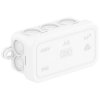 OBO Bettermann 2000005 Junction Box 80x43x34mm IP55 Pure White RAL9010