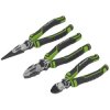Sealey AK8376HV Pliers Set 3pc High Leverage - Hi-Vis Green