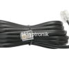 Kabel telefoniczny SP4-6 4m czarny