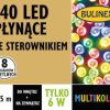 BULINEX 140 LED LAMPKI PŁYNĄCE MULTIKOLOR 6,95m