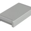 Aluminum enclosure, (L x W x H) 299 x 173 x 60 mm, light gray (RAL 7035), IP69K, 00116325