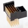 Listwa stykowa PCB 50-pinowe Z-PACK raster: 2.5 mm Pionowy 10-rzędowe TE Connectivity Płyta 250 V W osłonie