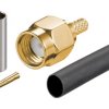 Wtyk zaciskany RP-SMA na kabel RG174 / RG316