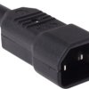 Złącze IEC IEC C14 Montaż na kablu Męski 10A Proste liczba bezp None Śruba RS PRO