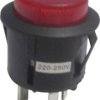 TRU COMPONENTS 1587761 Przycisk TC-R13-527AL-02RT, 20.2 mm, 250 V/AC, 6 A, 1 szt.