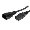 Kabel zasilający złącze A: IEC C14 złącze B: IEC C13 1m 10 A 250 V AC
