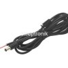 Wtyk zasilający DC 2,5mm/5,5mm/11mm kabel 1,8m