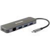 D-Link DUB-2334 USB-C hub 5 ports Anthracite USB 3.2 Gen 2 multiport hub