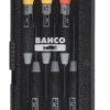 Zestaw wkrętaków Bahco Phillips, płaska 6 szt. długość całkowita 50 mm