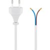 Kabel Z Wtyczką Euro Do Montażu, 1,5 M, Biały - Wersja Kolorystyczna Biały