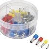 TRU COMPONENTS 739966 Zestaw końcówek rurkowych E100SS, z częściową izolacją , 4 mm², 100 szt.