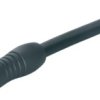 Sensor actuator cable, cable socket, straight to open end, 3 pole, 2 m, PUR, black, 3 A, 77 7406 0000 50003-0200