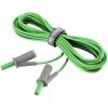 VOLTCRAFT VC8063545 Safety test lead Banana jack 4mm5.00 m; Green; MSB-5010 A