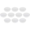 Magnetoplan 1664200 Magnet Discofix Standard Round White 30x8mm Pack of 10