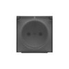 Simon 55 Pokrywa gniazda wtyczkowego pojedynczego z klapką transparentą do: SGZ1CM, SGZ1M Grafitowy mat TGZ1BUZP/116A
