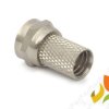 Wtyk, złącze F nakręcane do przewodów antenowych 6,8mm DIPOL