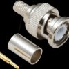 0401003 BNC plug, crimp type, RG 174-U