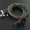 DFRobot Gravity: 4Pin I2C/UART Sensor Cable for Arduino - 50cm (10 Pack)