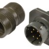 Złącze 6-pinowe Żeński Amphenol Socapex Męski Montaż na kablu MIL-DTL-26482 rozmiar 10